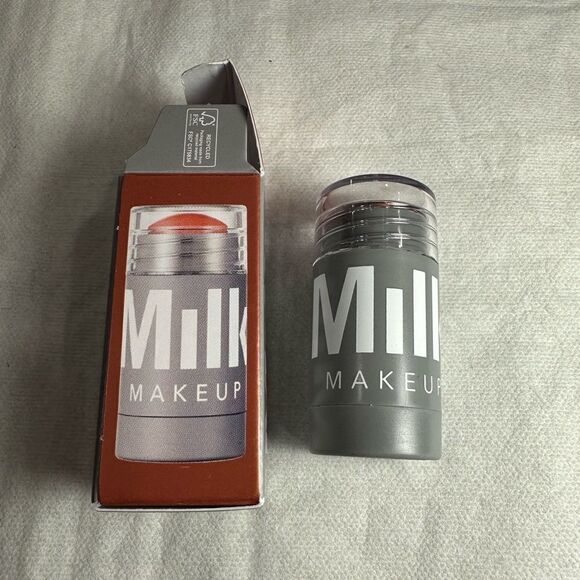 MILK MAKEUP Lip + Cheek Cream Blush Stick Color: Smirk - dusty rose shimmer - Picture 3 of 5